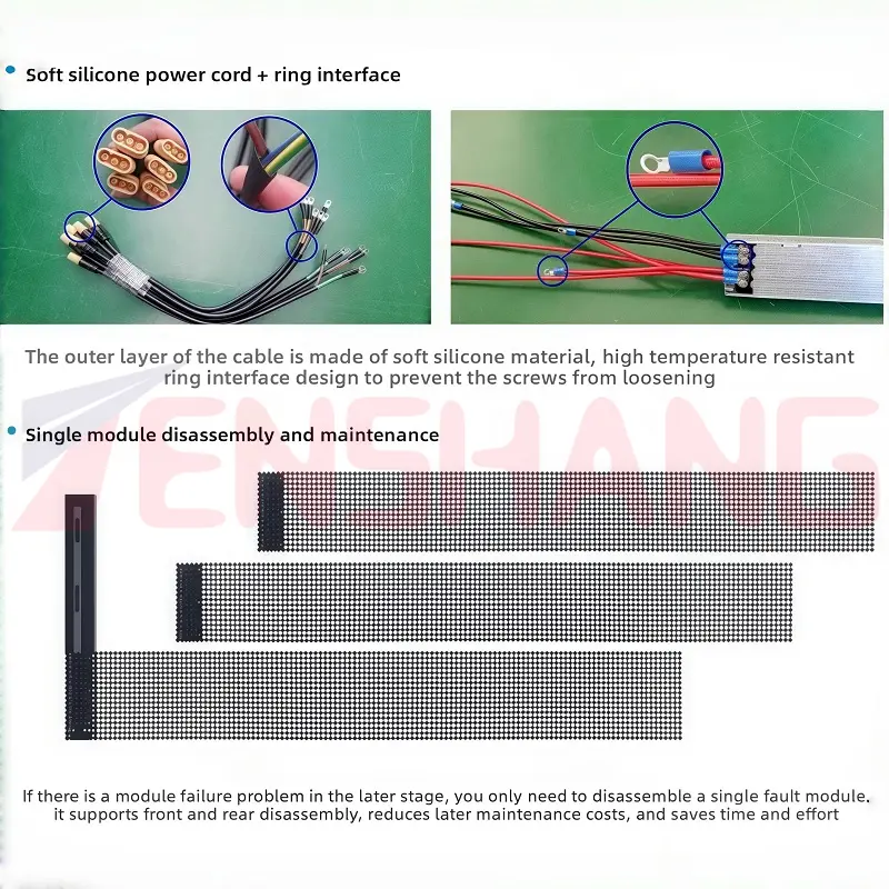 3d led holographic sign 3