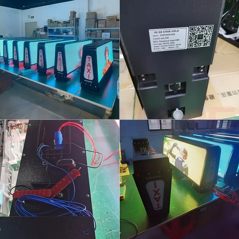 taxi top advertising led 2