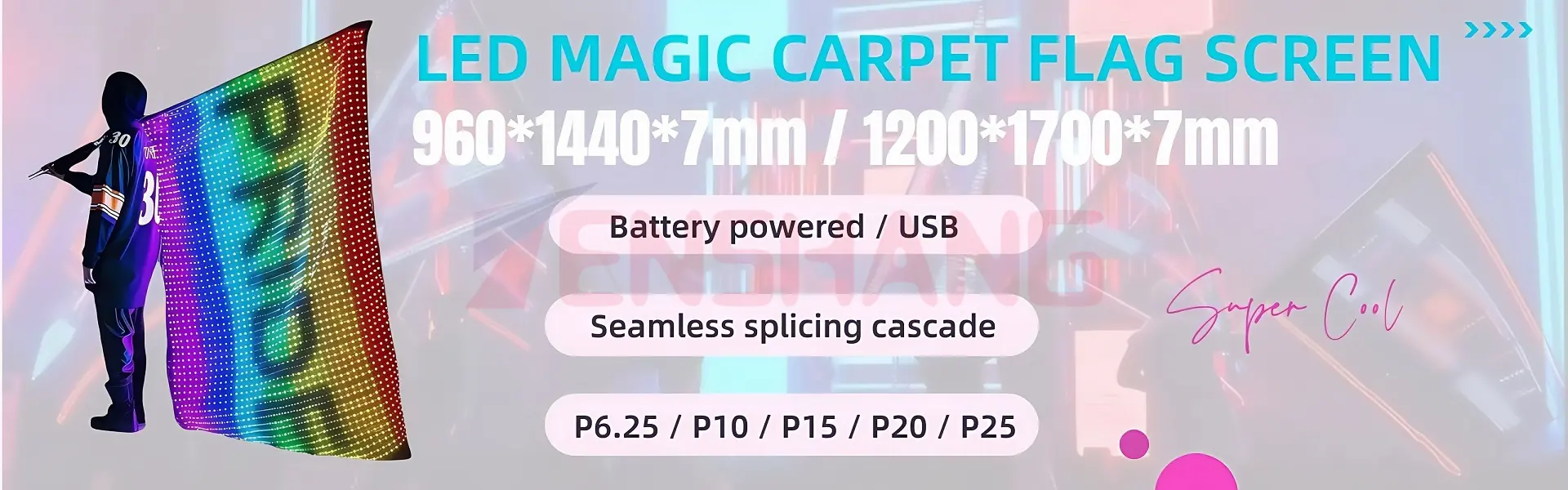 magic carpet led screen