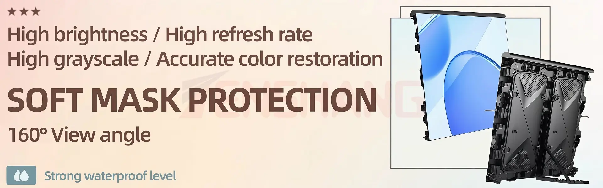 stadium perimeter led display 960960mm