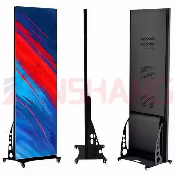 Poster LED Display Screen Free Floor Standing WIFI USB LAN