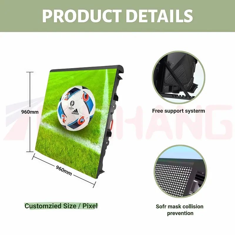 stadium perimeter led panel boards 2