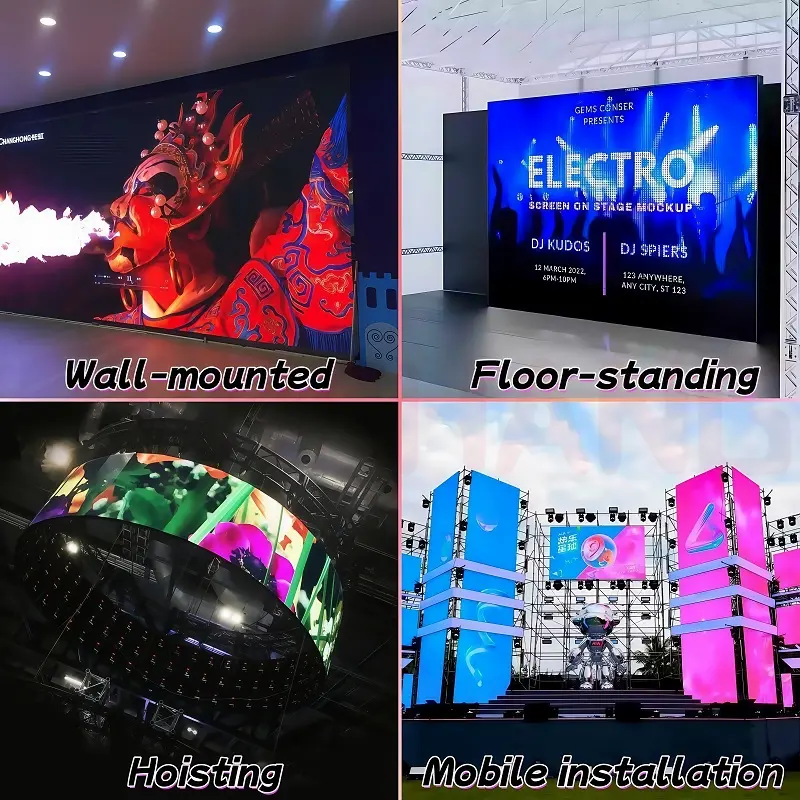 outdoor rental led display video wall big 5