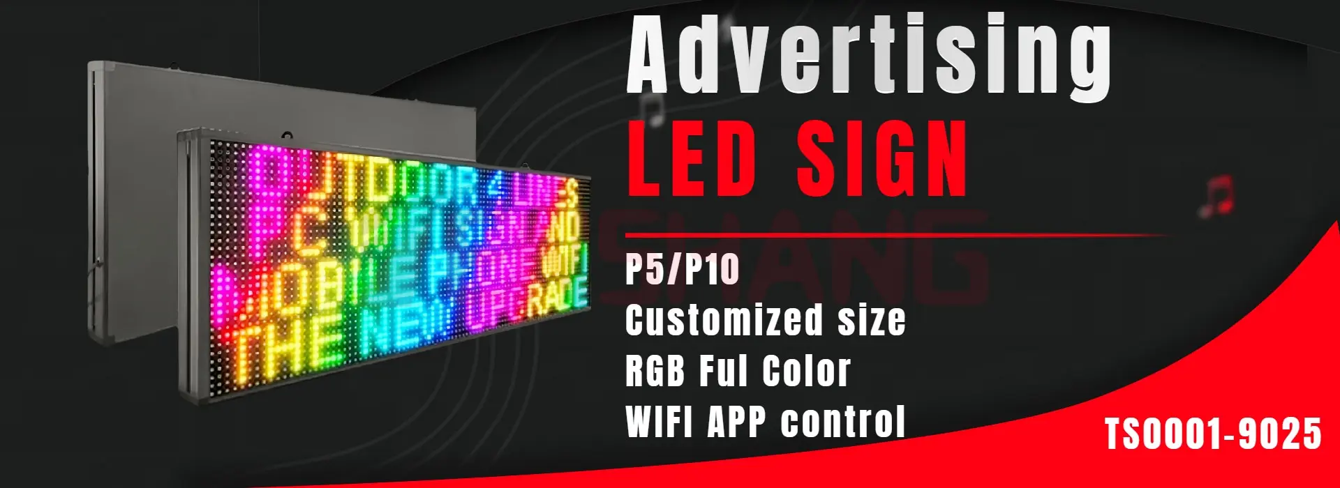 Led Programming Sign Moving Screen Display Indoor Outdoor Custom Size