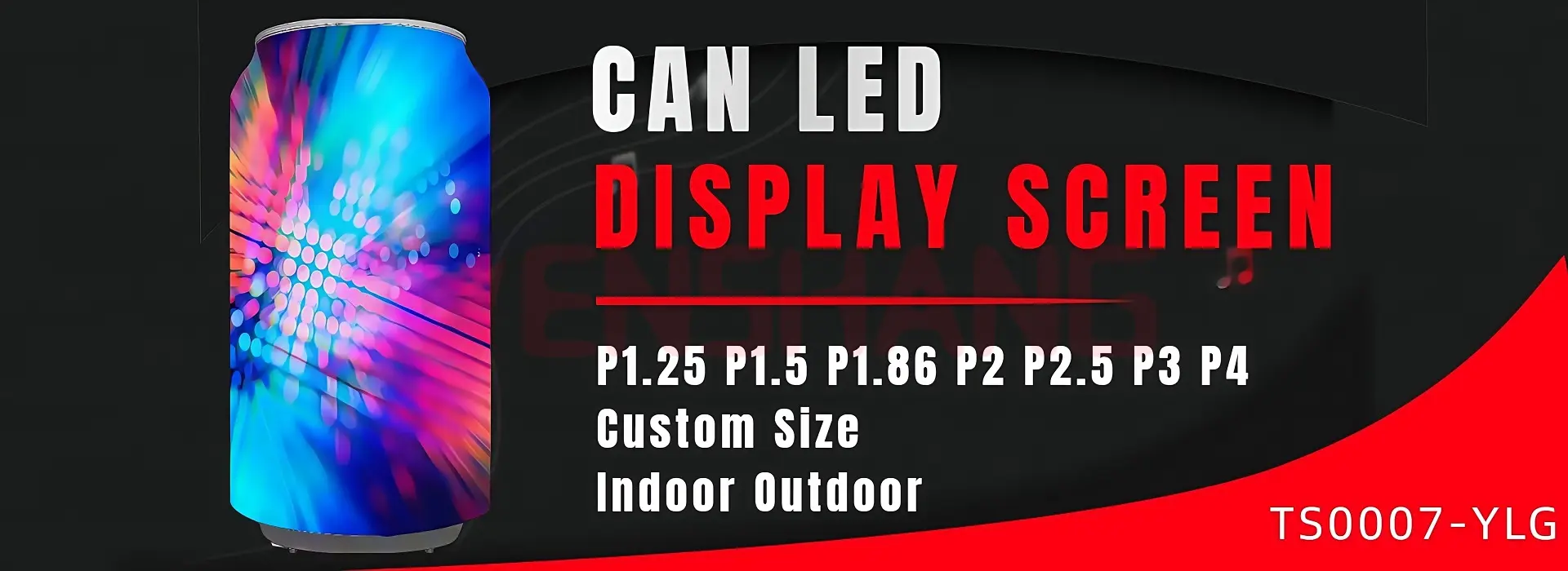 Can Led Display Screen Advertising Beer Bottle Shaped Indoor Outdoor