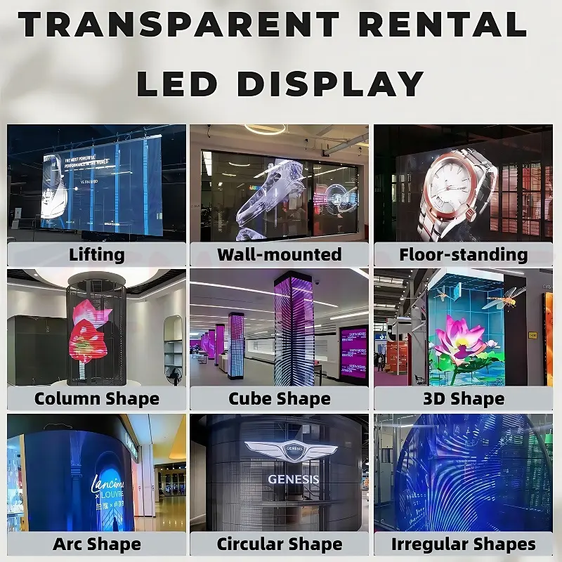 rental led screen transparent 2