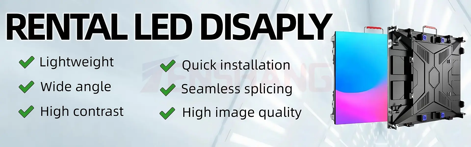 stage background rental led display indoor