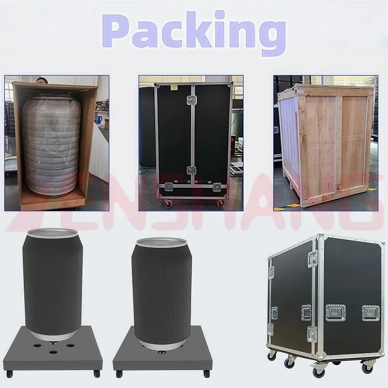 beer bottle can advertising led screen display 3