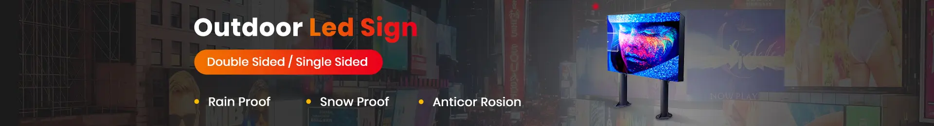 led sign board display